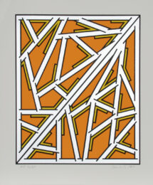 Untitled (Orange One Variant) by Nicholas Krushenick at RoGallery