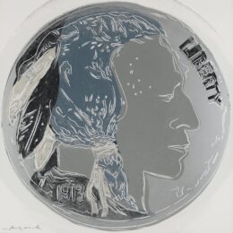 Indian Head Nickel by Andy Warhol at Michael Lisi/Contemporary Art