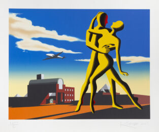 Yesterday’s Here by Mark Kostabi at RoGallery