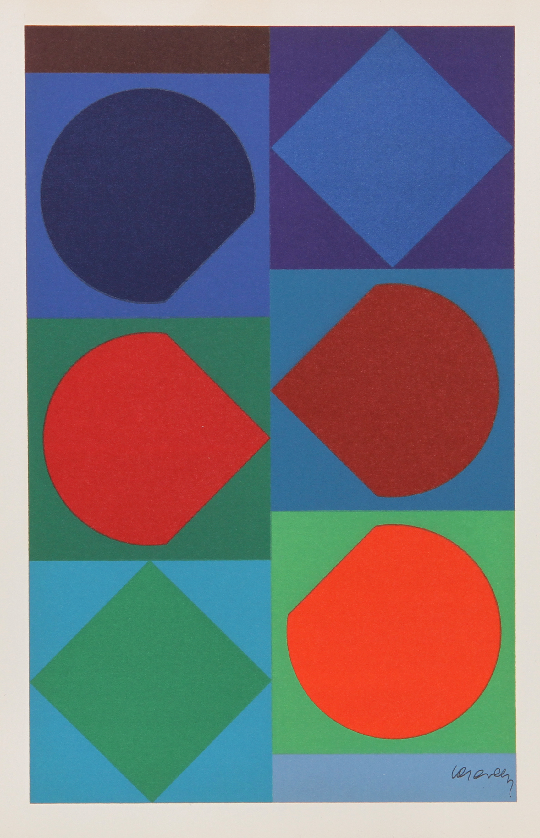 Beryll from Souvenirs de Portraits d’Artistes. Jacques Prévert: Le Coeur à l’ouvrage by Victor Vasarely