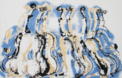 Blue Variations by Arman at RoGallery