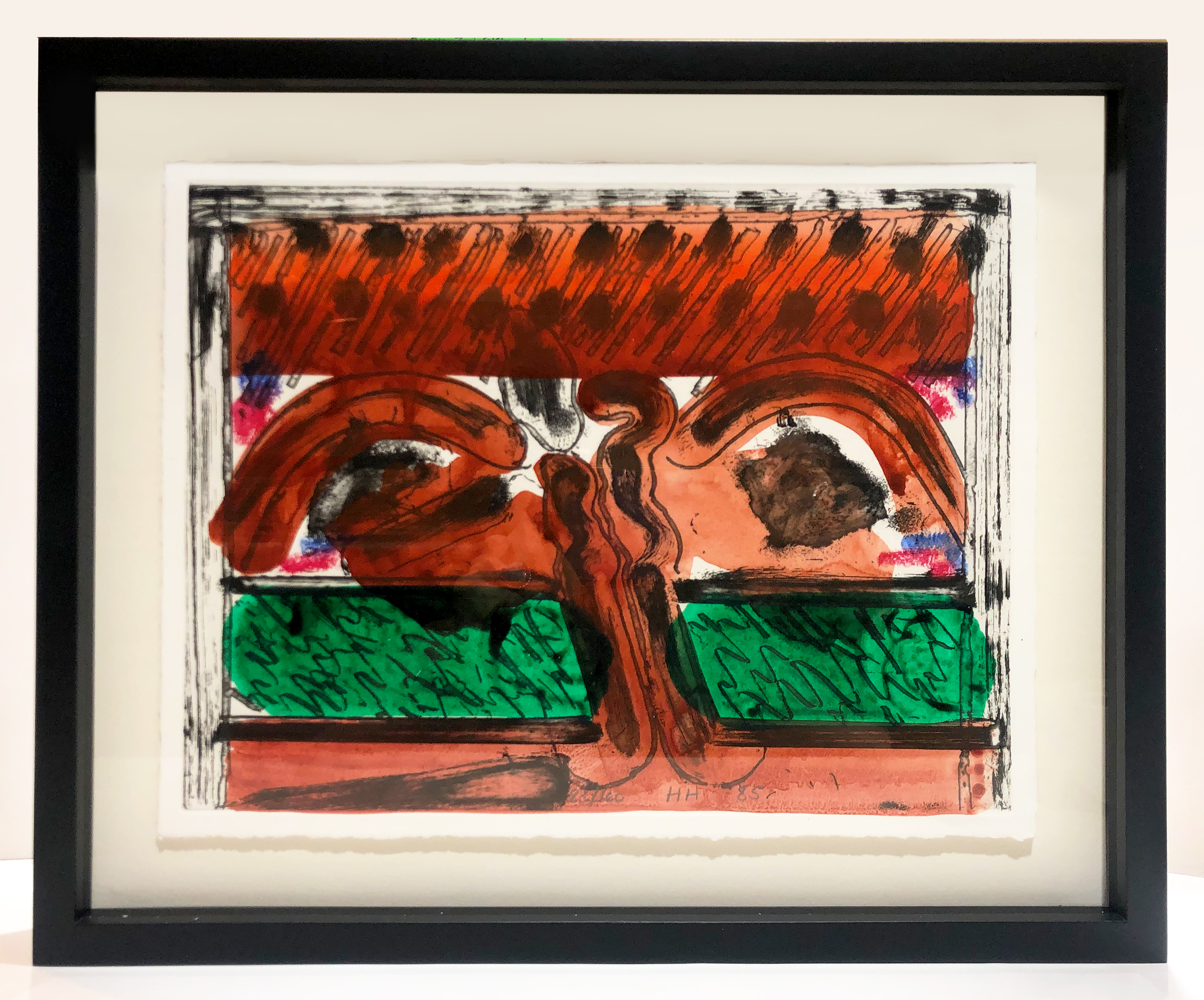 DH in Hollywood (framed) by Howard Hodgkin
