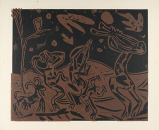 Danse nocturne avec un Hibou by Pablo Picasso at John Szoke Gallery