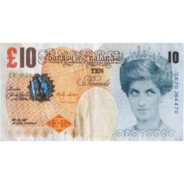 Di-faced Tenner by Banksy at Dovehouse Contemporary