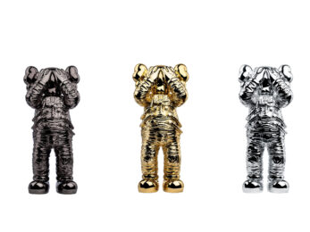 Holiday Space: 11.5″ 20th anniversary edition. Complete set of 3 by KAWS at Dovehouse Contemporary