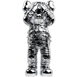 Holiday Space: 11.5″ 20th anniversary edition. Silver by KAWS at Dovehouse Contemporary