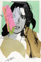 Mick Jagger FS 11.140 by Andy Warhol at Gregg Shienbaum Fine Art