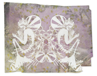 Miss Rockaway Mirror by Swoon at Taglialatella Galleries