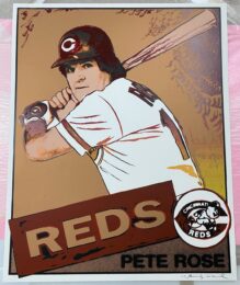 Pete Rose Trial Proof by Andy Warhol at Gregg Shienbaum Fine Art