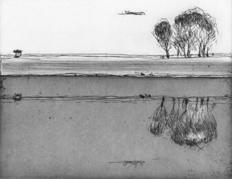 River Trees by Wayne Thiebaud at Jonathan Novak Contemporary Art