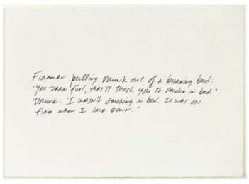 The Greeting Card Jokes #1: The Fireman by Richard Prince at Dovehouse Contemporary
