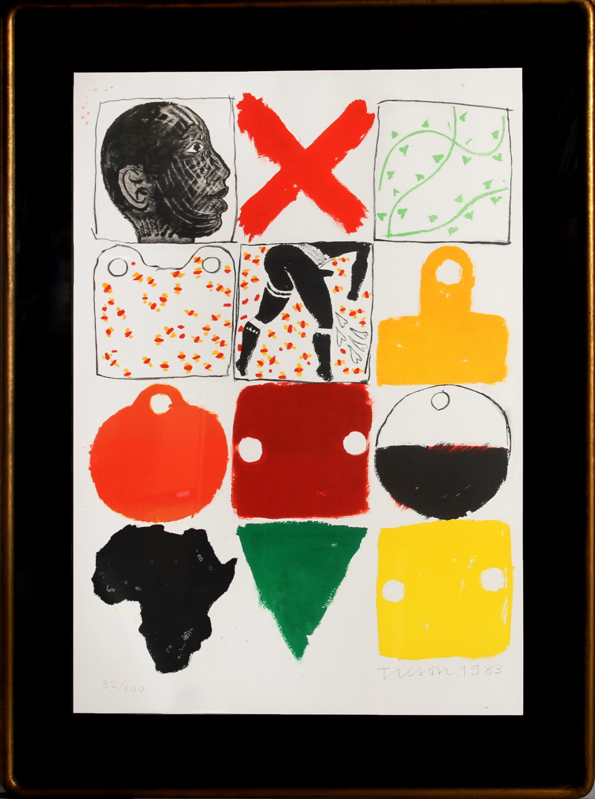 Against Apartheid by Joe Tilson