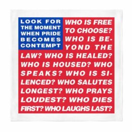 Untitled (Flag) by Barbara Kruger at Dovehouse Contemporary