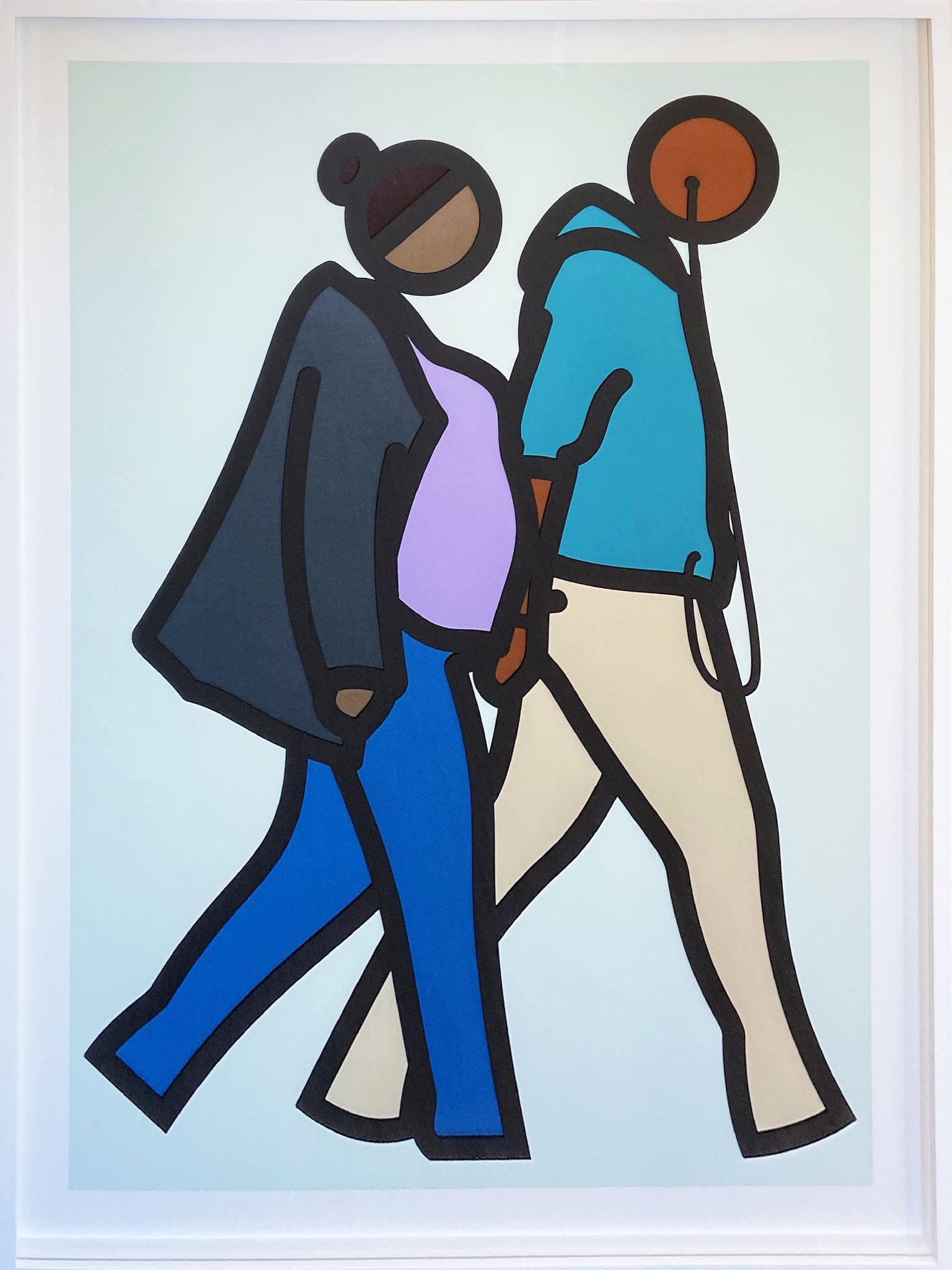 New York Couple 6 by Julian Opie