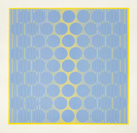 Blue Circles, from Eight Variants by Julian Stanczak at Gregg Shienbaum Fine Art