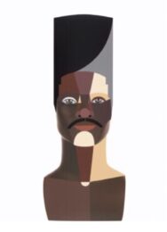Style Variation 4 (Beard) by Derrick Adams at Maune Contemporary