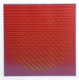 Sunset from Eight Variants by Julian Stanczak at Gregg Shienbaum Fine Art