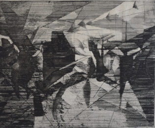 The Small Mechanical Workshop | Le petit atelier de mécanique by Jacques Villon at Gilden's Art Gallery