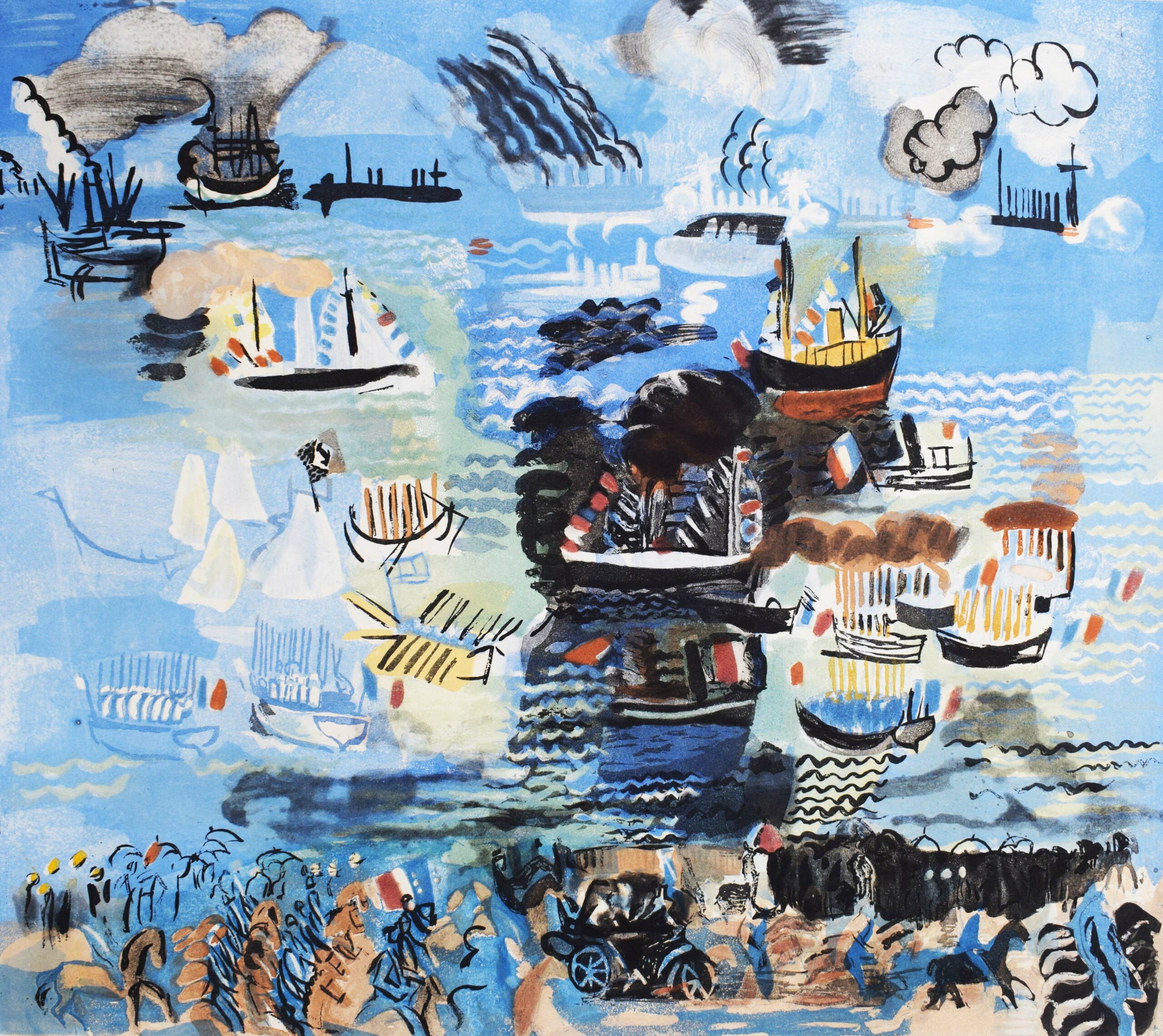 Nautical Festival | Fête nautique by Raoul Dufy