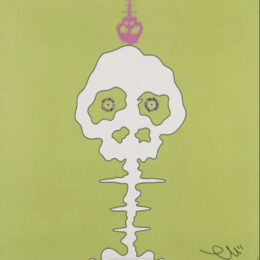 Lime Time by Takashi Murakami at Taglialatella Galleries
