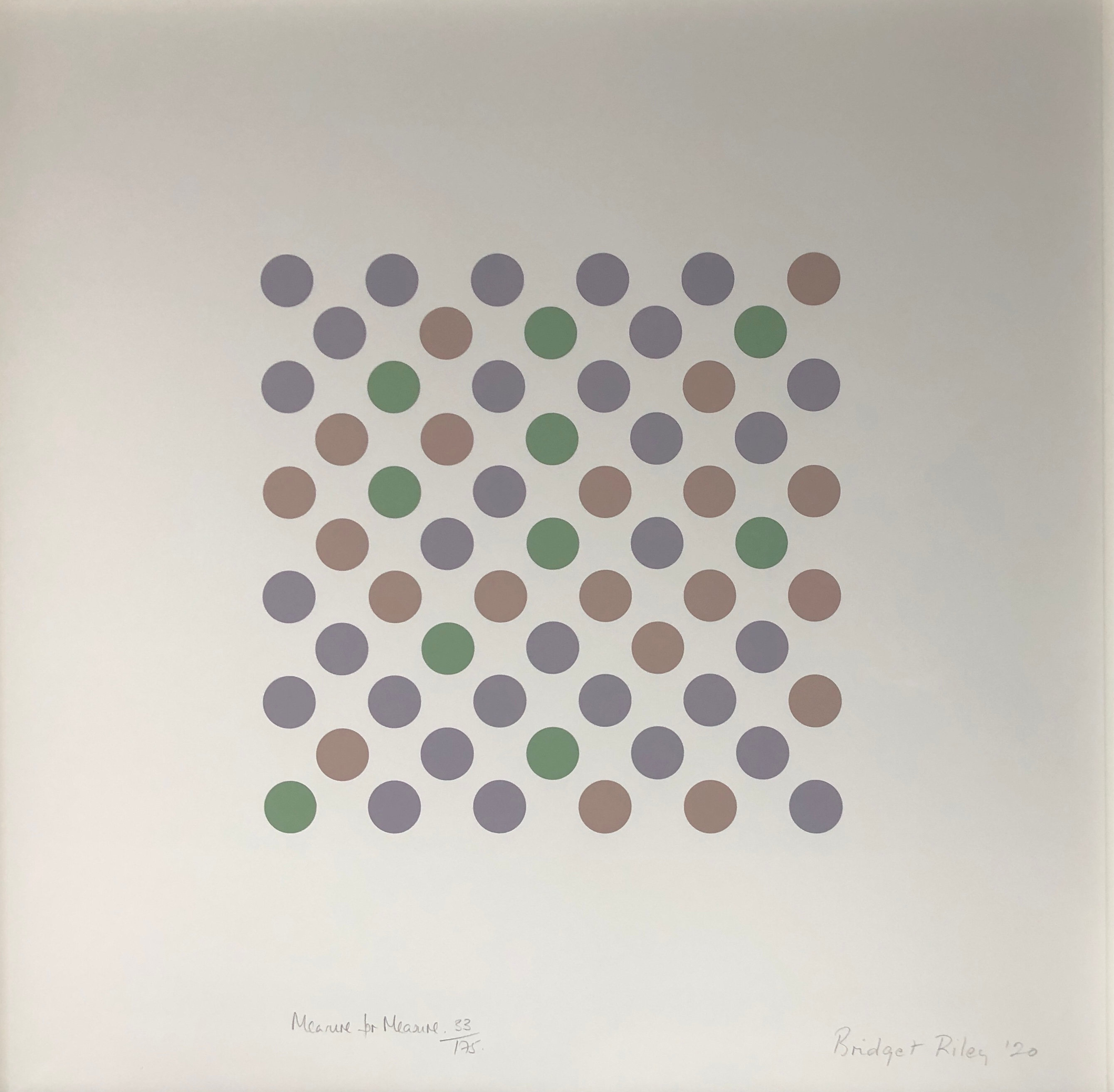 Measure for Measure by Bridget Riley