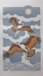 Ospreys – White by Martha Ives at ebo Gallery