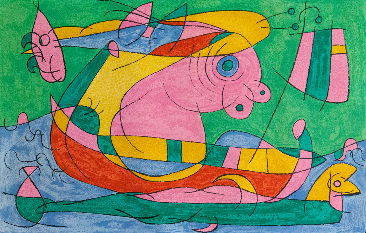 The Return Journey III, from: Series for King Ubu by Joan Miro