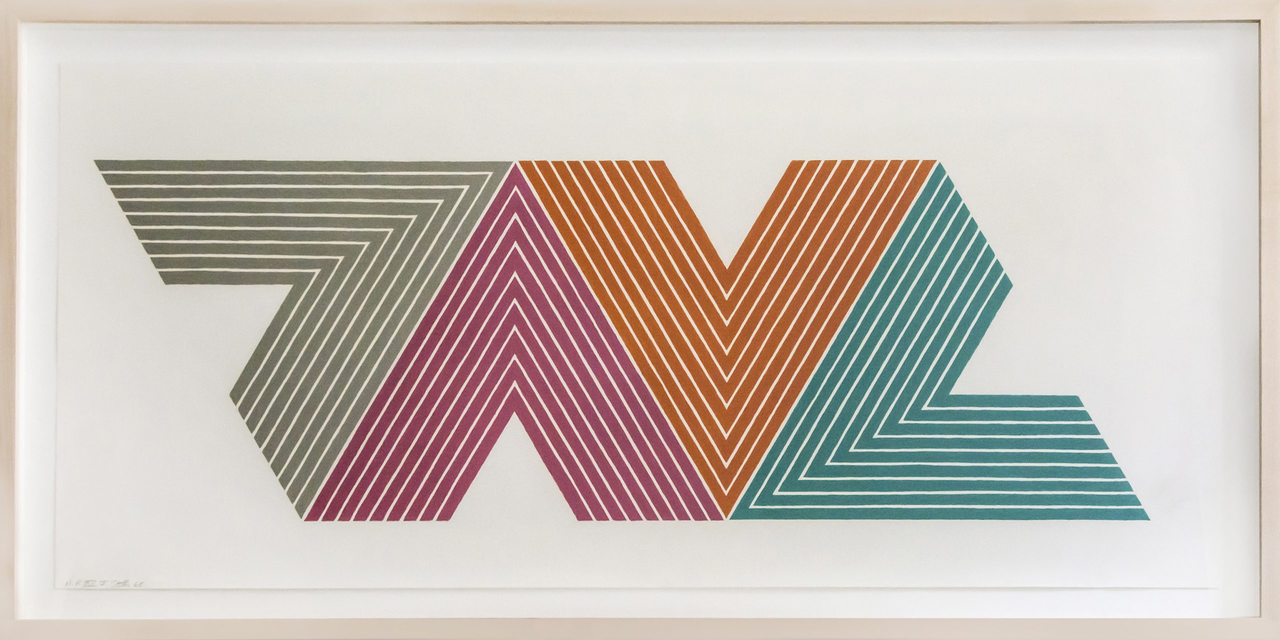 Empress of India II, from V Series by Frank Stella