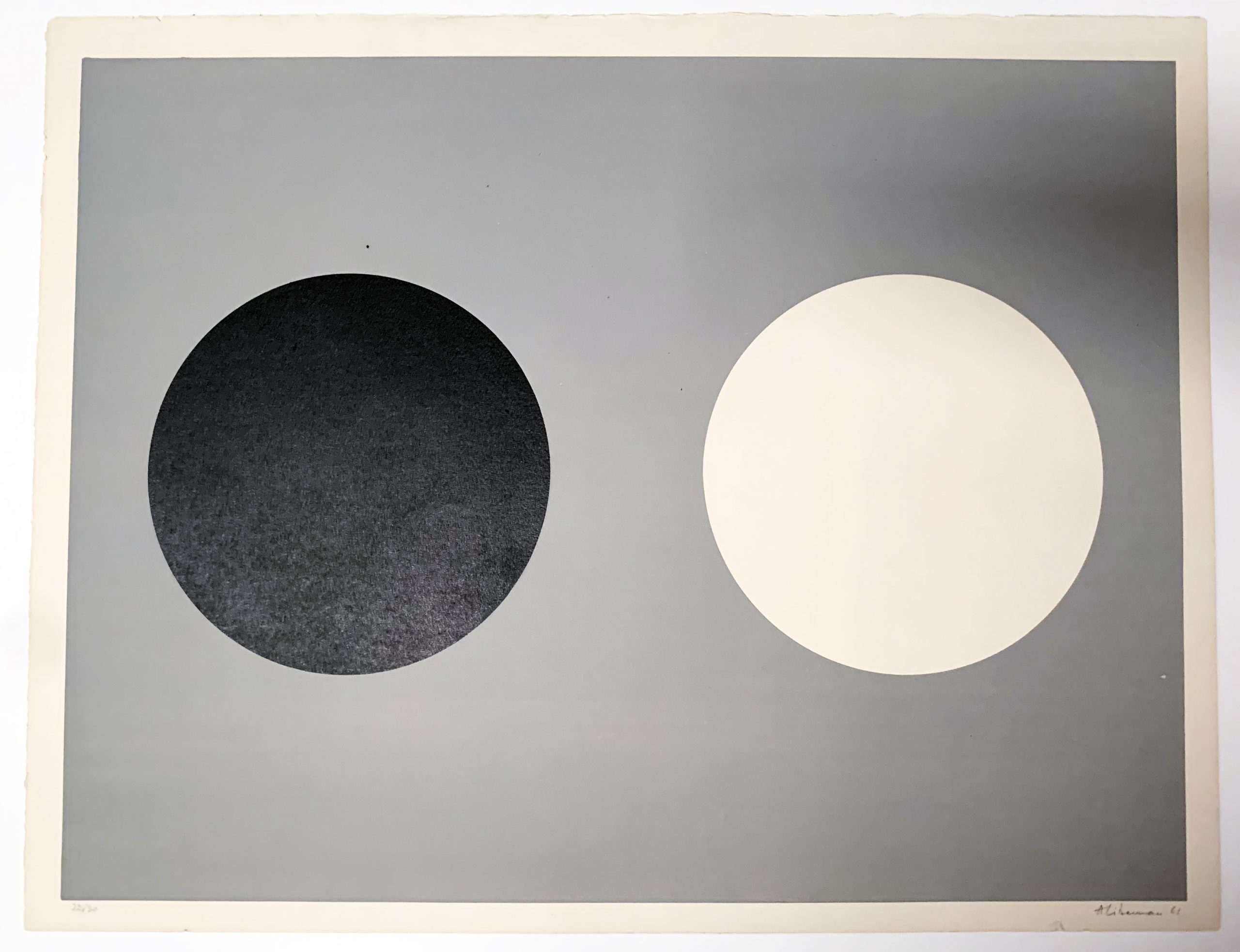 Two Circles by Alexander Liberman