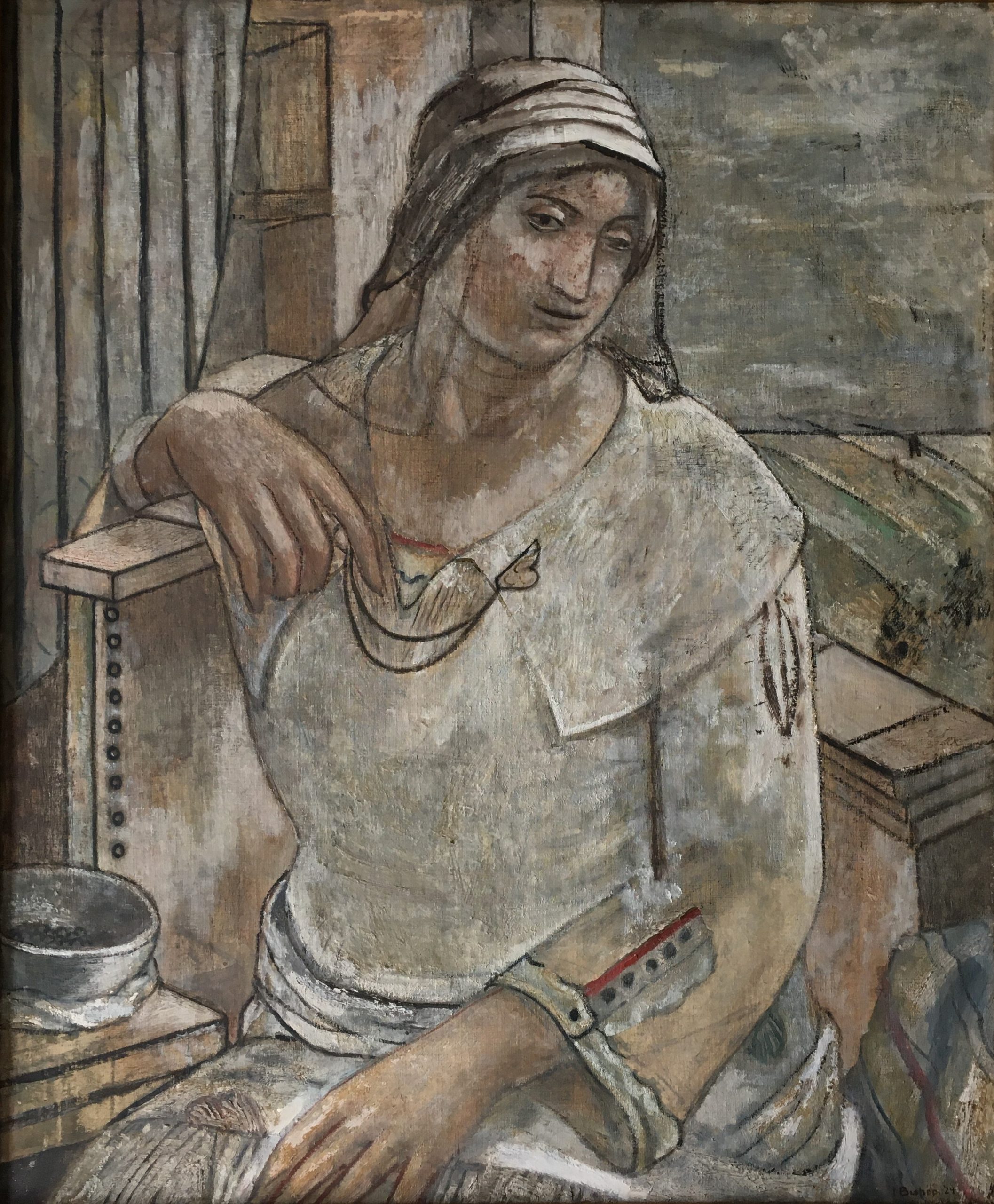Seated Woman by Isabel Bishop