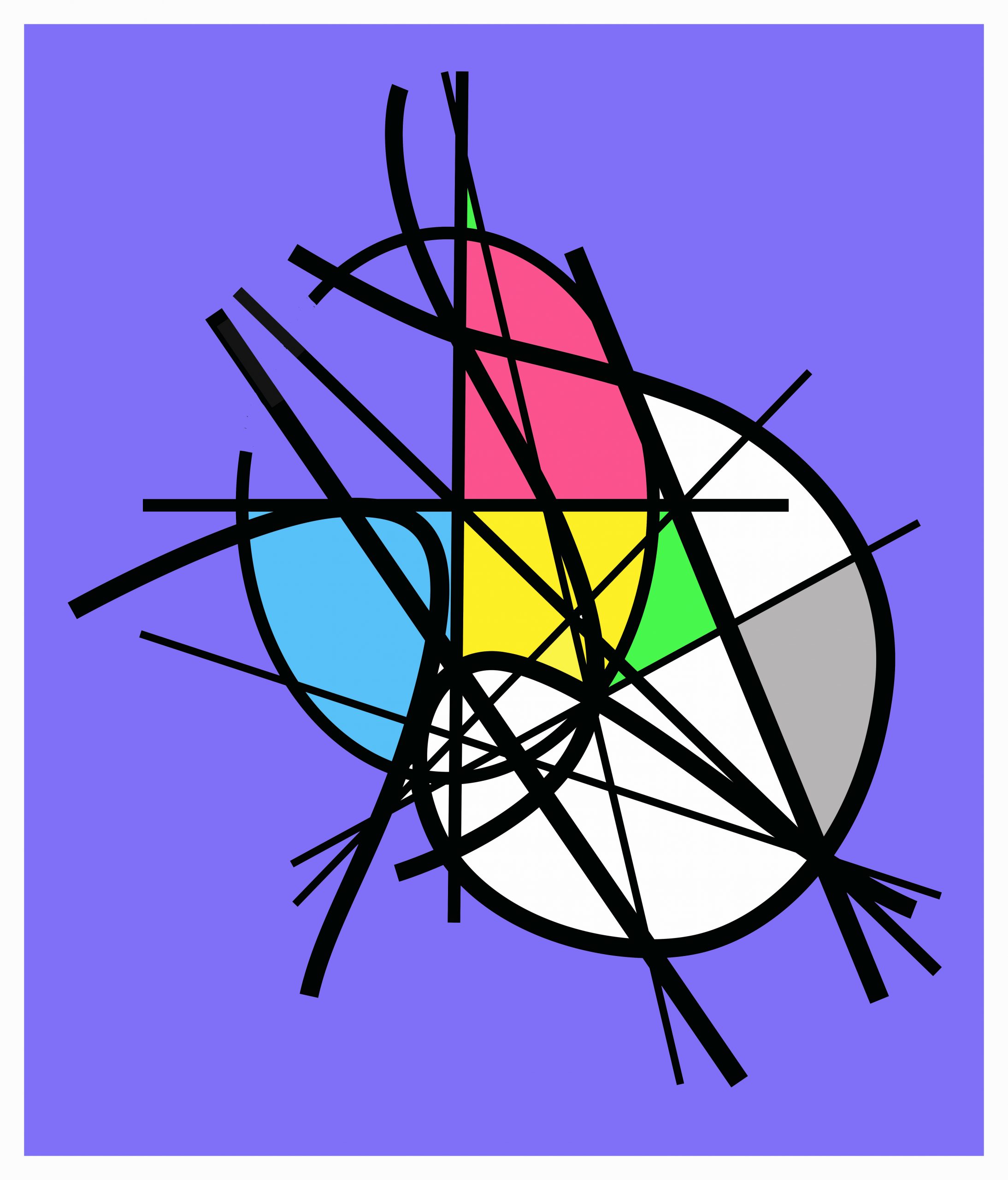 Strophoid with Partial Ellipse by Clifford Singer