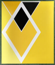 Diamond Drill, Yellow by Larry Zox at iMuseum Vegas