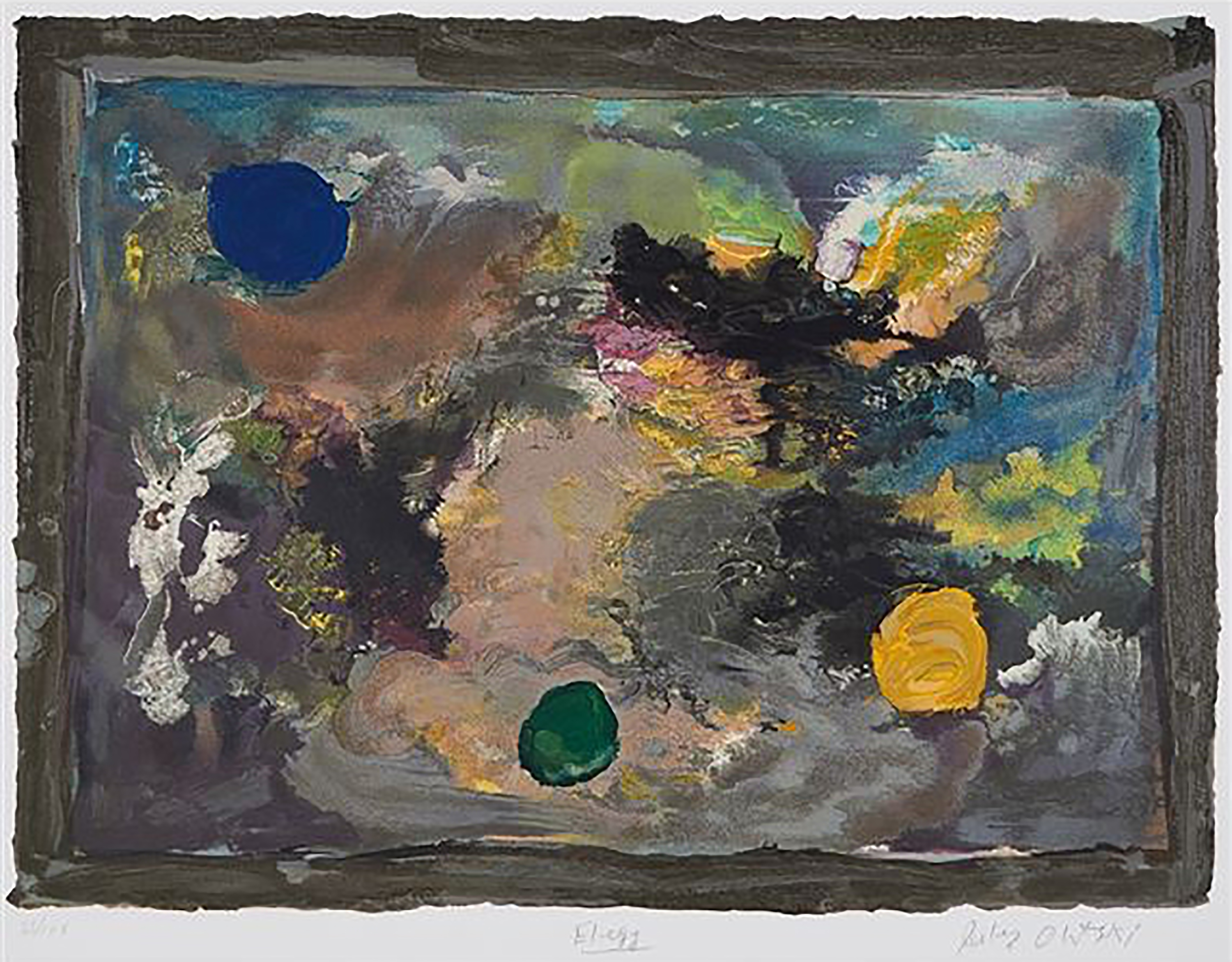 Elegy: September 11, 2001 by Jules Olitski