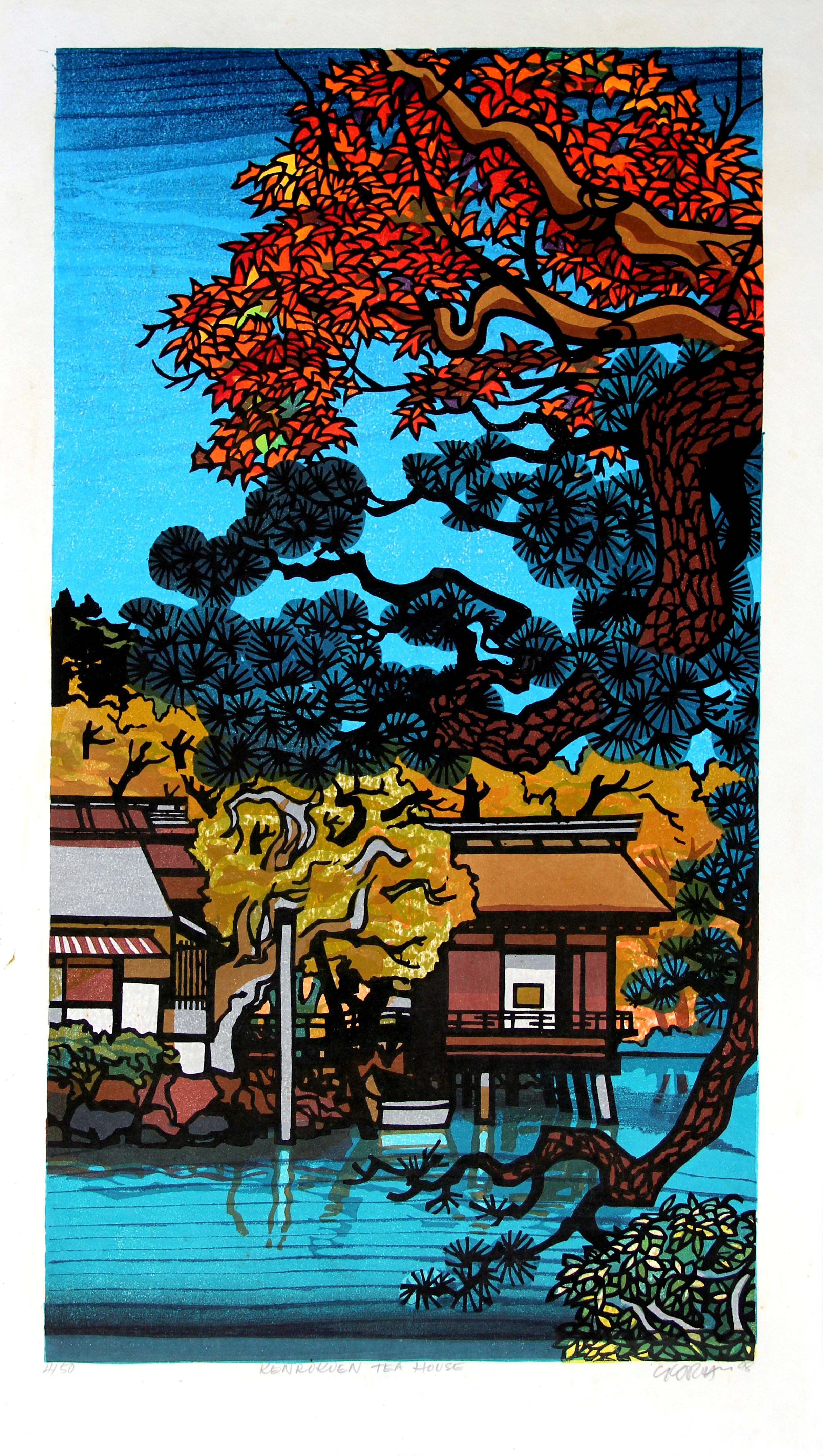 Kenrokuen Tea House by Clifton Karhu