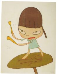 Marching on a Butterbur Leaf by Yoshitomo Nara at Dovehouse Contemporary