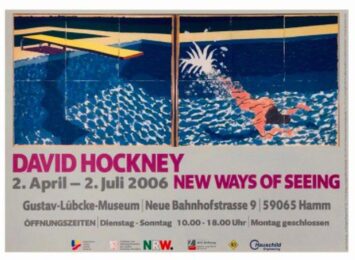 New Ways of Seeing (Le Plongeur / Paper Pool) by David Hockney at Dovehouse Contemporary