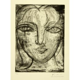 Portrait de Marie-Thérèse de face by Pablo Picasso at John Szoke Gallery