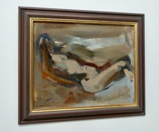 Reclining Nude by Gilbert Adams at pgr fine art