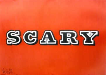 Scary by Ben Eine at Dovehouse Contemporary