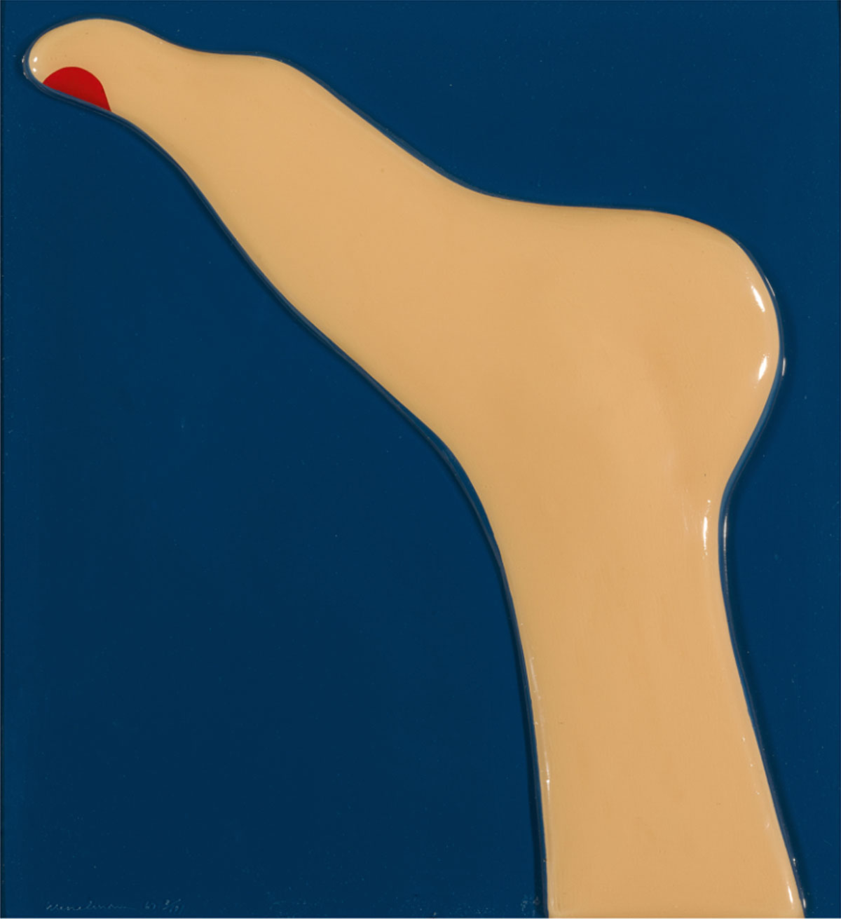 Seascape (foot) by Tom Wesselmann