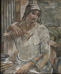 Seated Woman by Isabel Bishop at William Chambers Art