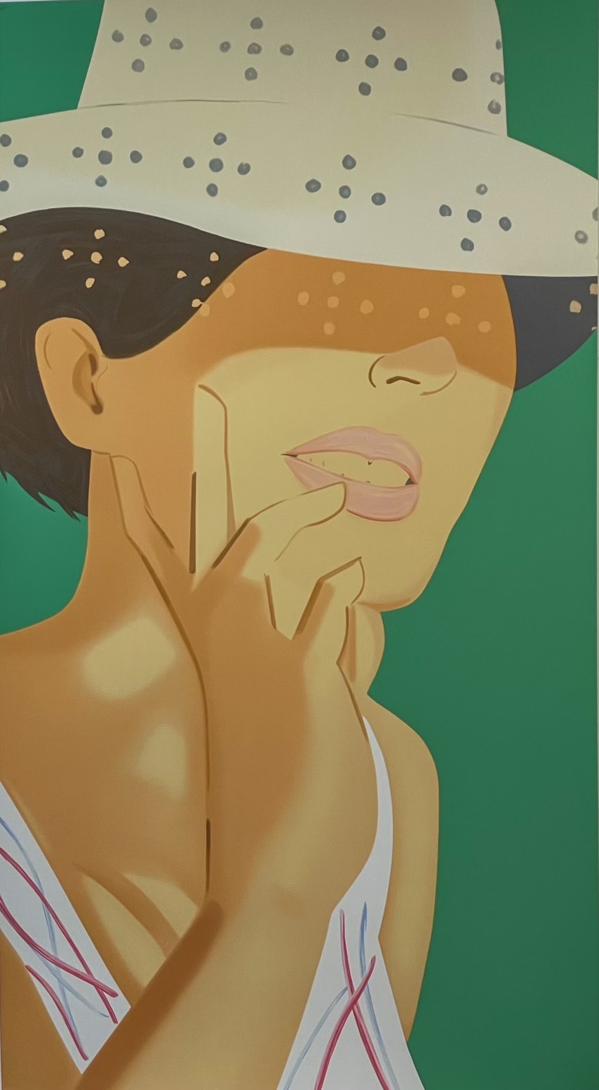 Straw Hat Vivien by Alex Katz