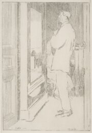 The New Tie by Walter Richard Sickert at Emanuel von Baeyer - Cabinet