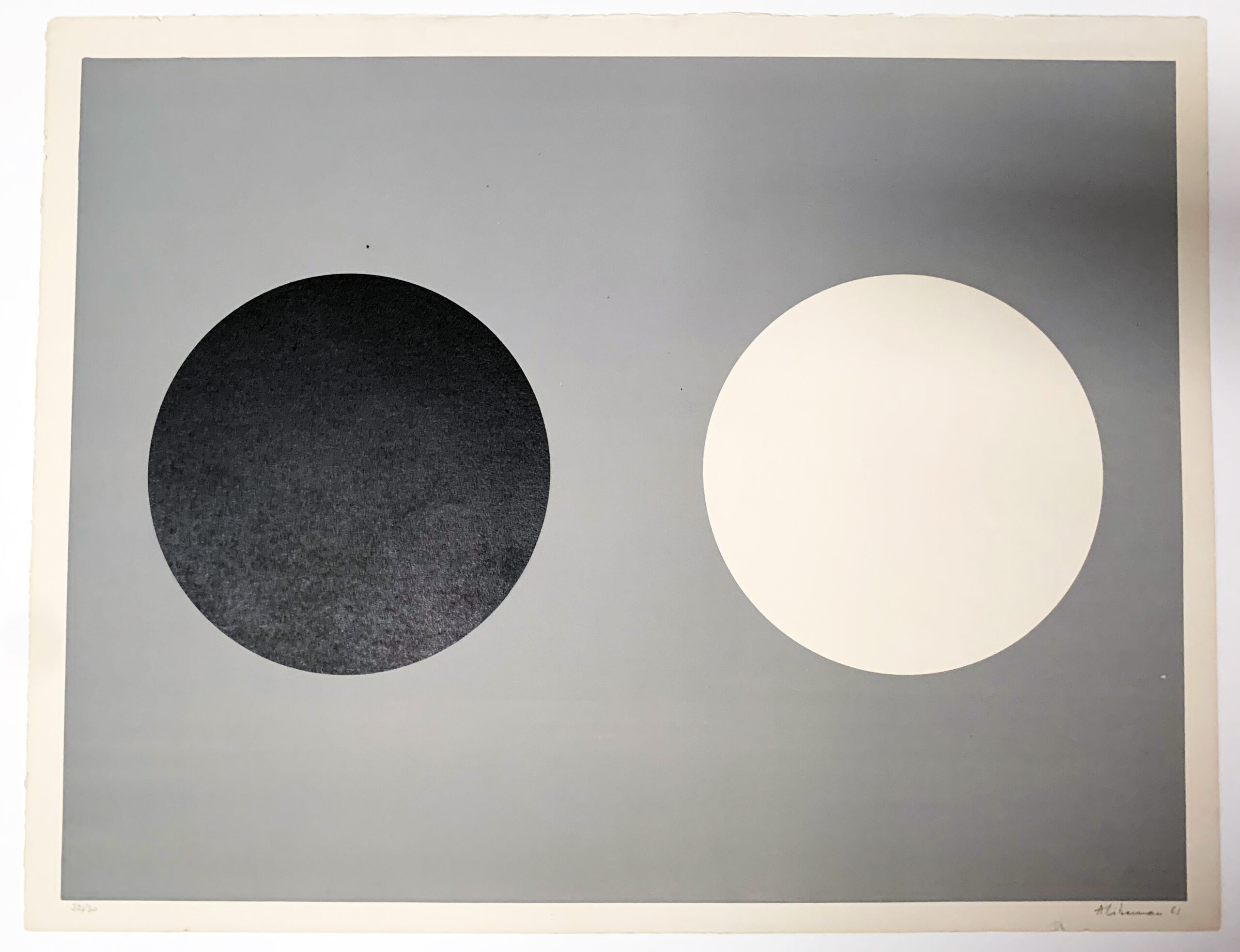 Two Circles by Alexander Liberman