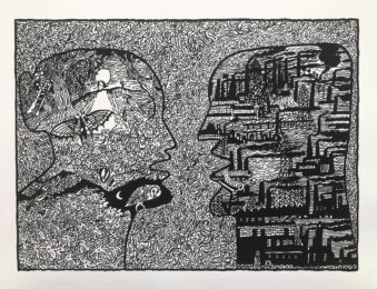 Two Different Landscapes by Derek Boshier at Cirrus Gallery + Cirrus Editions Ltd.