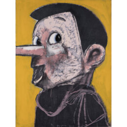 Yellow Enamel by Jim Dine at Christopher-Clark Fine Art