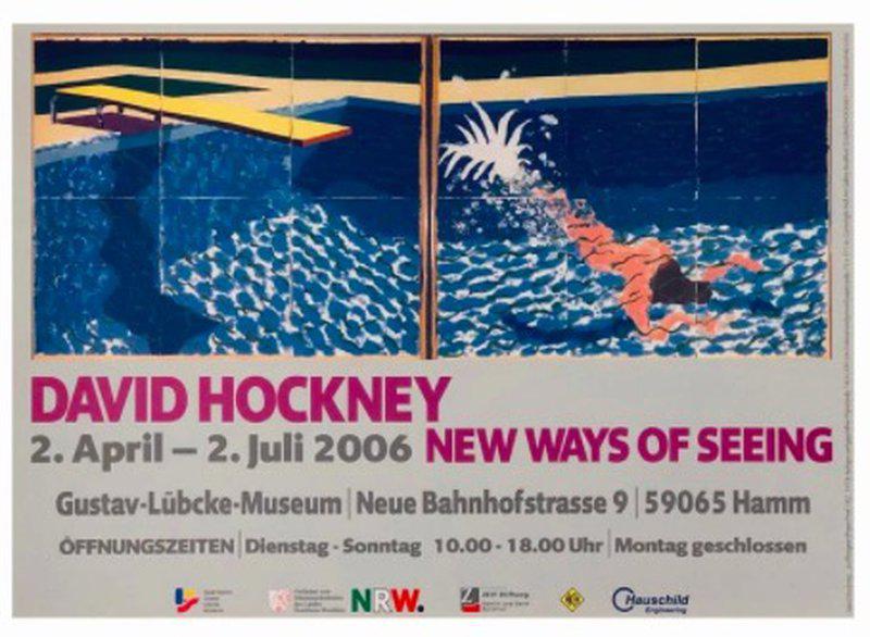 New Ways of Seeing (Le Plongeur / Paper Pool) by David Hockney