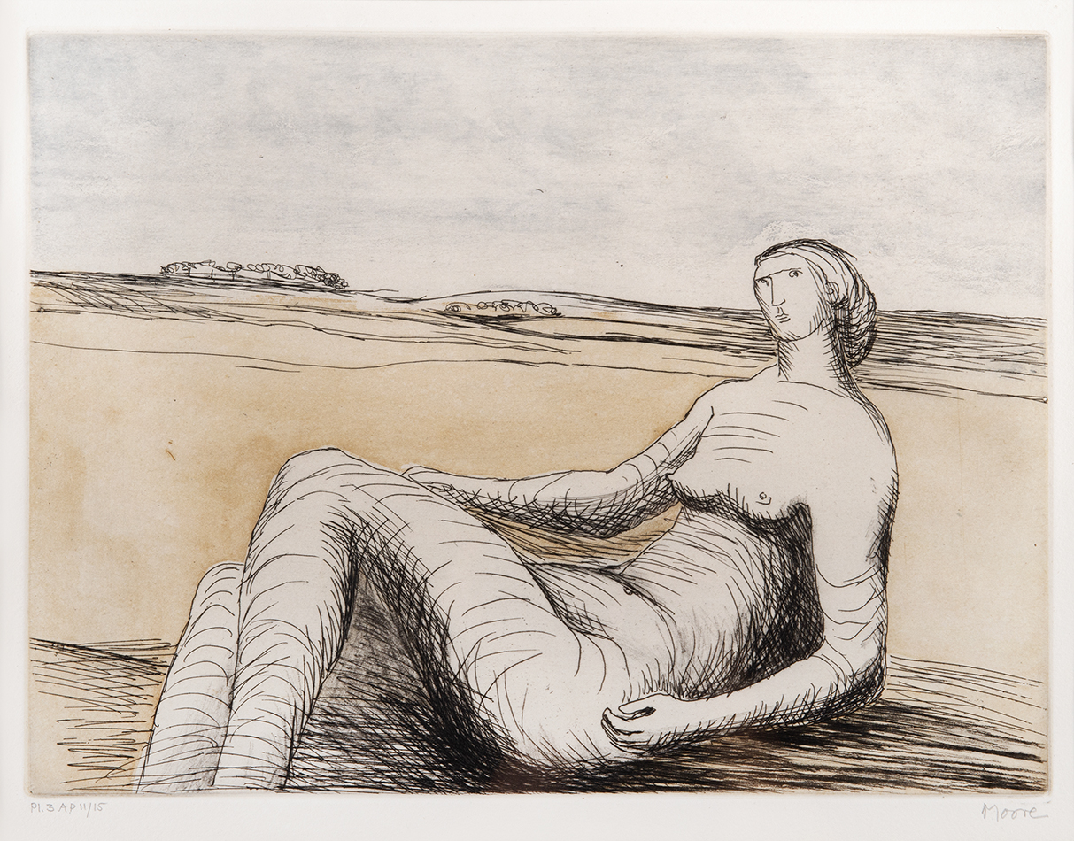 The Reclining Figure by Henry Moore
