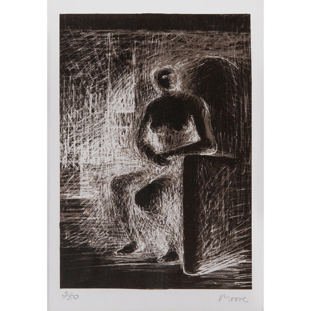 Seated Figure by Henry Moore