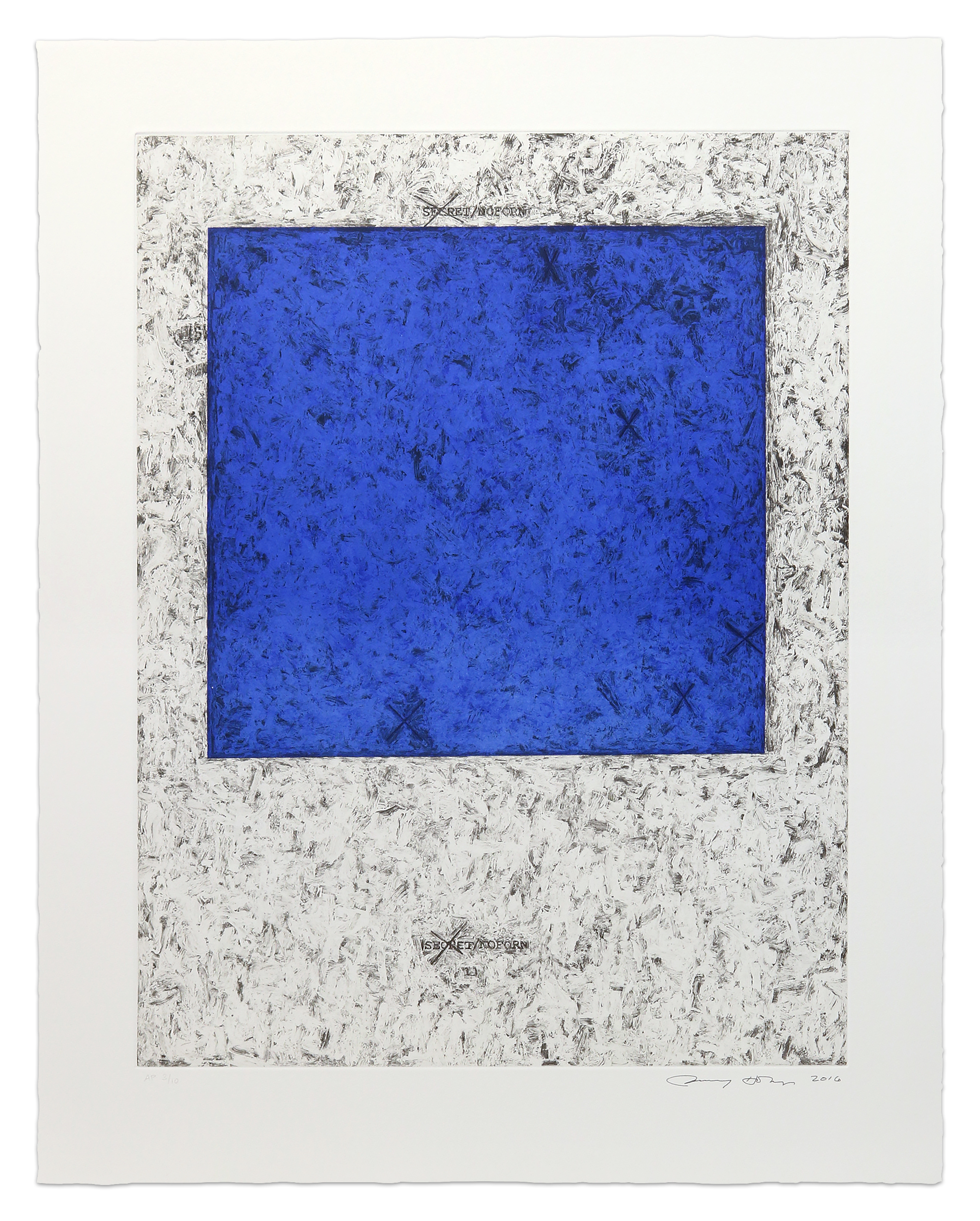 Conclusion blue by Jenny Holzer